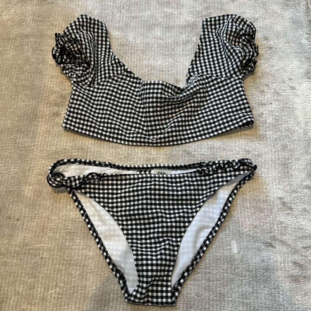 Zara Girls Gingham Bikini
